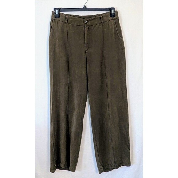 Philosophy Pants - Philosophy Petite Olive Green Tencel Pants PXL Elastic Waist Casual New With...